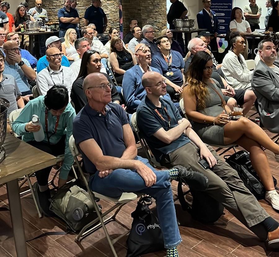 Attendees listen to Keynote speaker, NASA Astronaut, Dottie Metcalf-Lindenburger. This photo was taken before attendees got to ride on a night-flight helicopter ride on August 9th. 